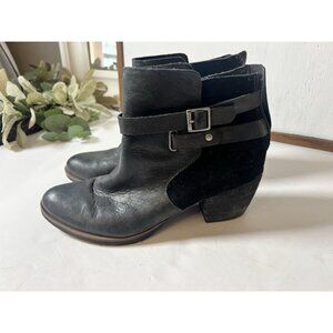 Korks by Kork-Ease Rohit Strap‎ Ankle Boots Bootie In Black Size 8.5